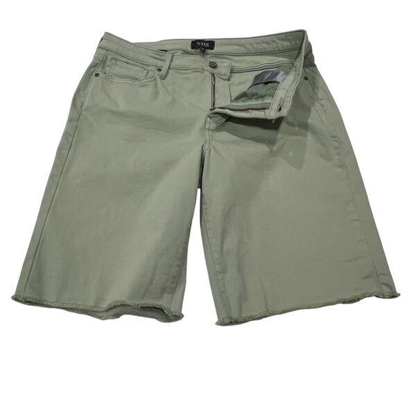 NYDJ Celery Green 5 Pocket Shorts, 10 - Picture 6 of 8